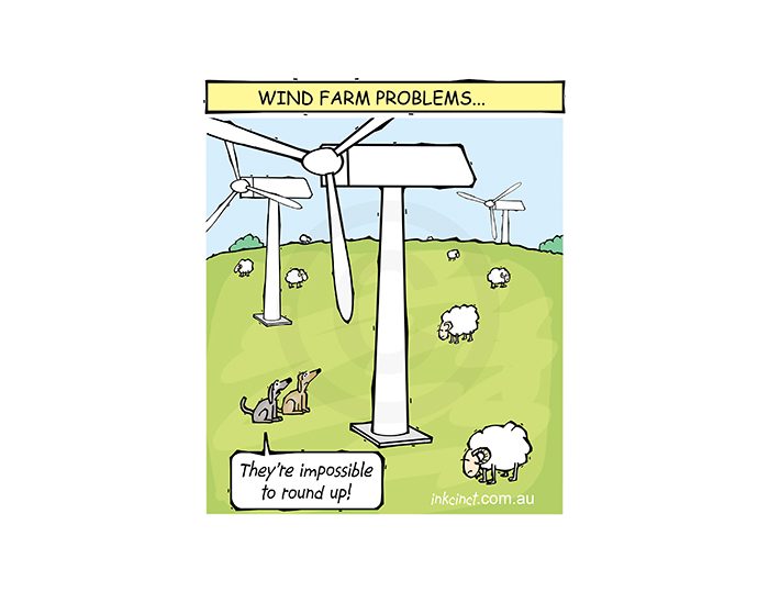 2018-206P Wind farm problems, sheep dog - ENVIRONMENT AUSTRALIA 4th May