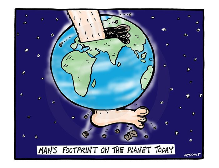 2009-409R Man's footprint on the planet 16th July