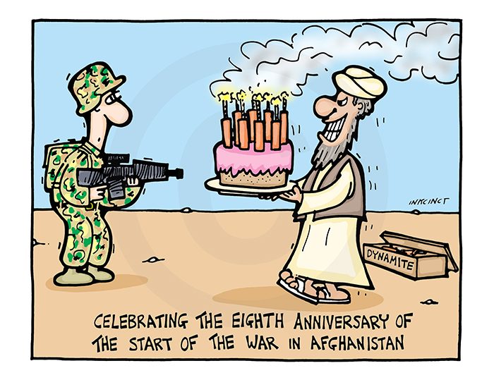 2009-603 War in Afghanistan anniversary 8th October