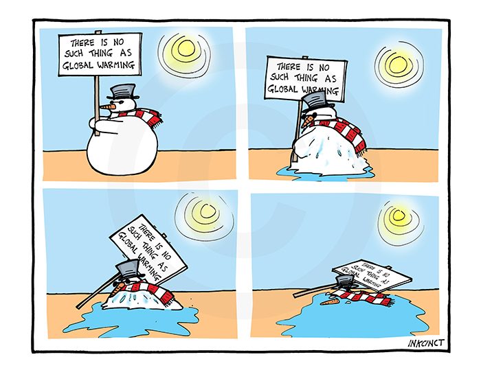 2009-645 No global warming snowman 10th November