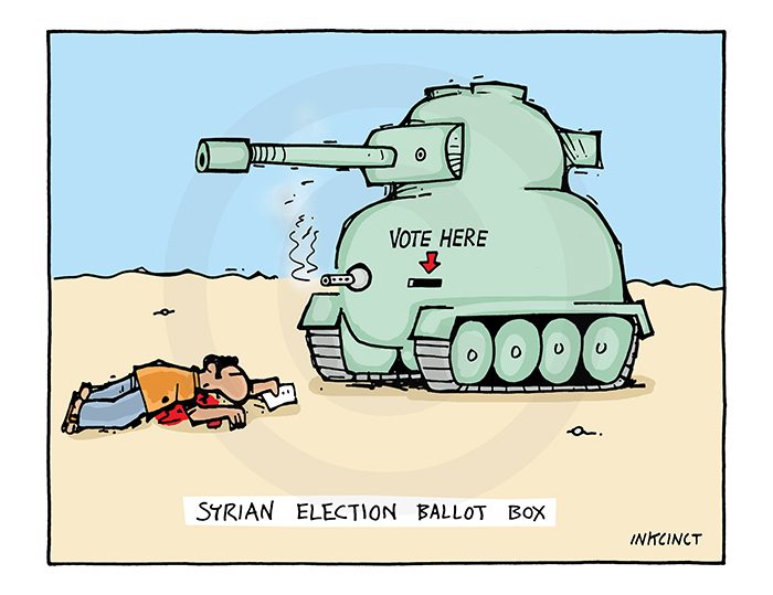 2011-298 Syrian election ballot box 13th May