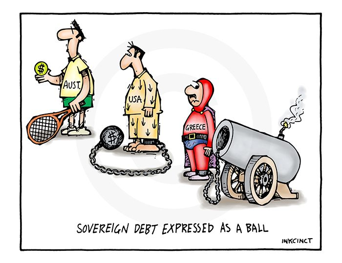 2011-602 sovereign debt expressed as a ball 21st September