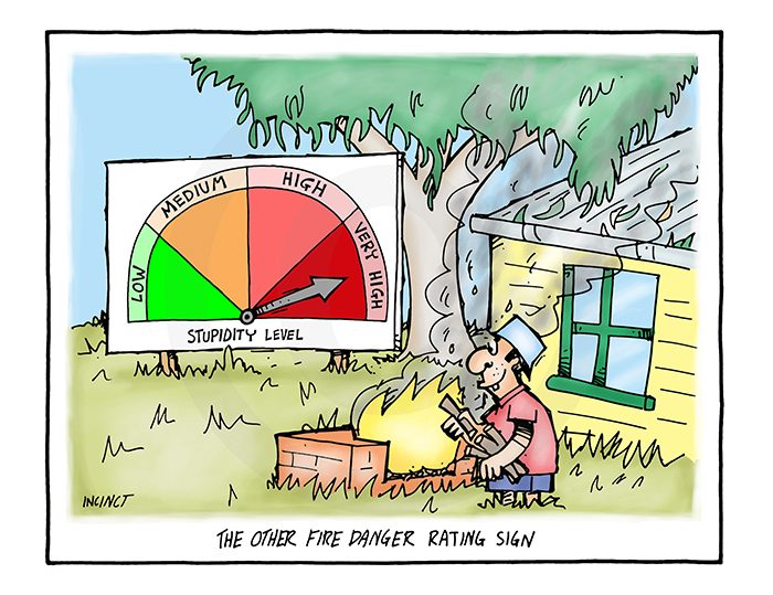 2012-001 The other fire danger rating sign 3rd January