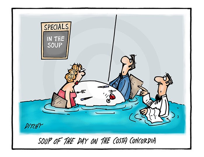 2012-035 Costa Concordia's soup of the day 17th January