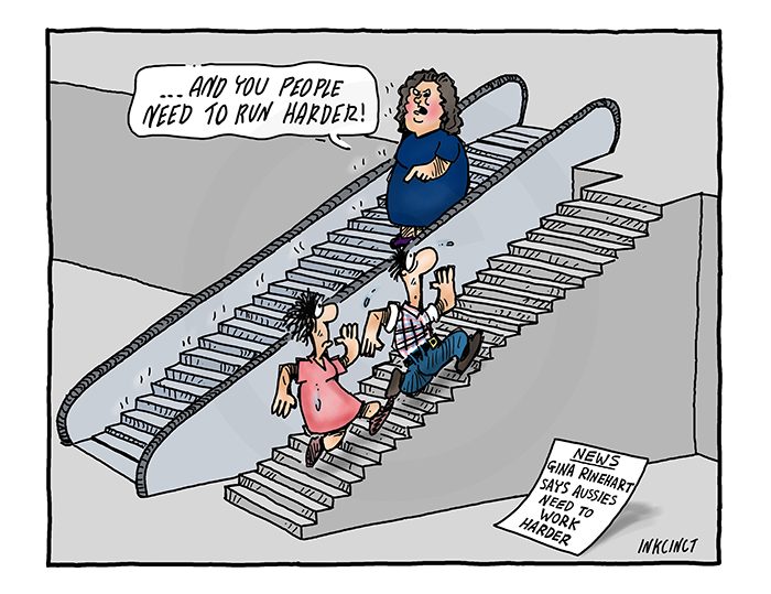 2012-526 Gina Rinehart comments on stair users 5th September