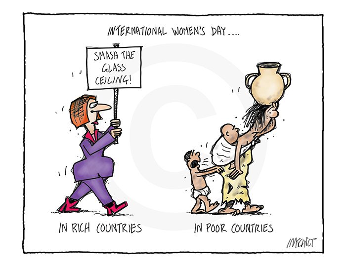2015-148 International women's day - rich and poor 9th March