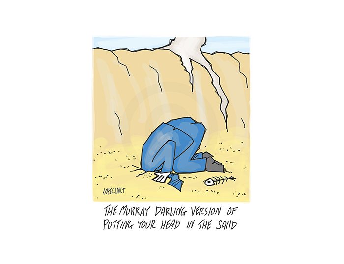 2017-105P The Murray Darling version of the head in the sand, drought water use - ENVIRONMENT AUSTRALIA 2nd march