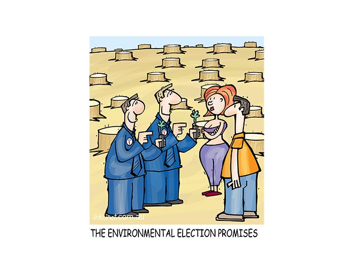 2018-487P Environmental election promises, tree stumps - BALLARAT ENVIRONMENT AUSTRALIA 13th November