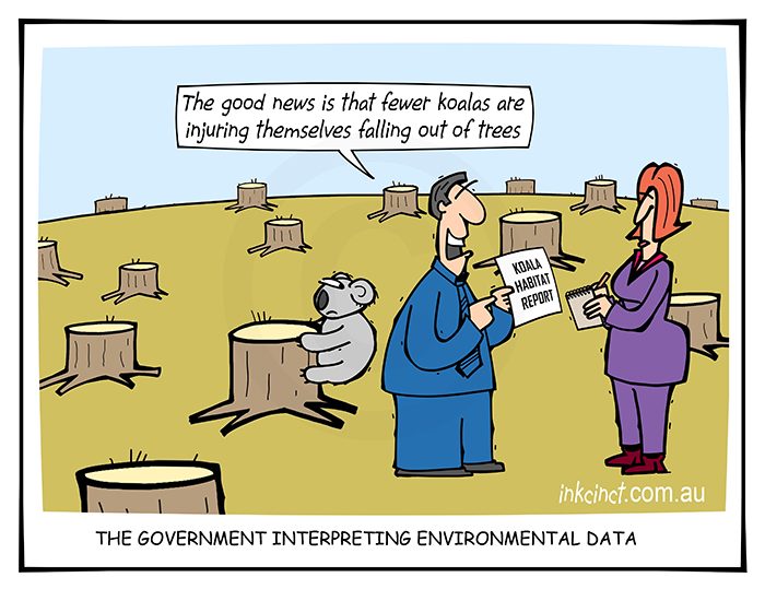 2019-470 The government interpreting environmental data. AUSTRALIA 4th December