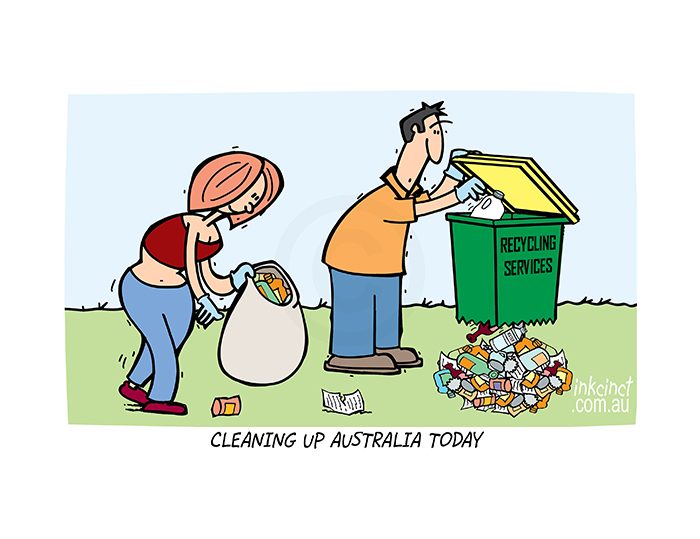 2020-070P Cleaning up Australia today, recycling policy. 25th February copy