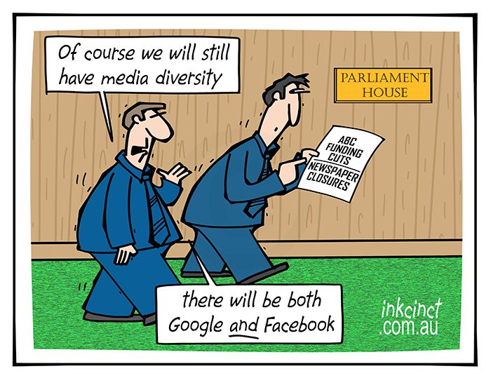 2020-220 Still have media diversity, ABC newspapers Google Facebook - POLITICS AUSTRALIA 25th June