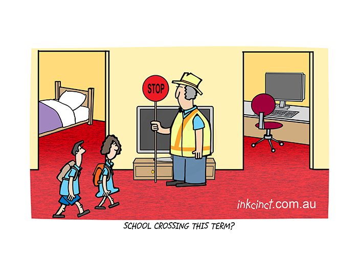 2020-233P School crossing this term, home schooling coronavirus lockdown13th July copy