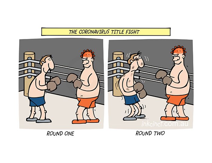 2020-260P Coronavirus title fight. 3rd August copy