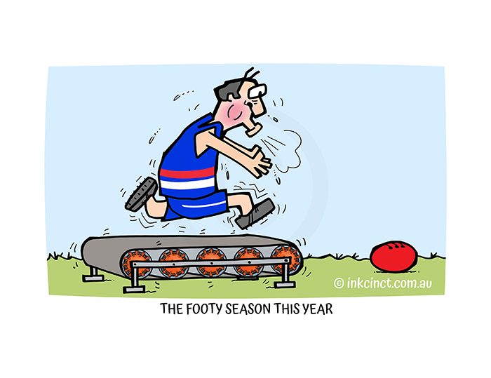 2021-235P The footy season this year, AFL FOOTBALL COVID-19 19th July
