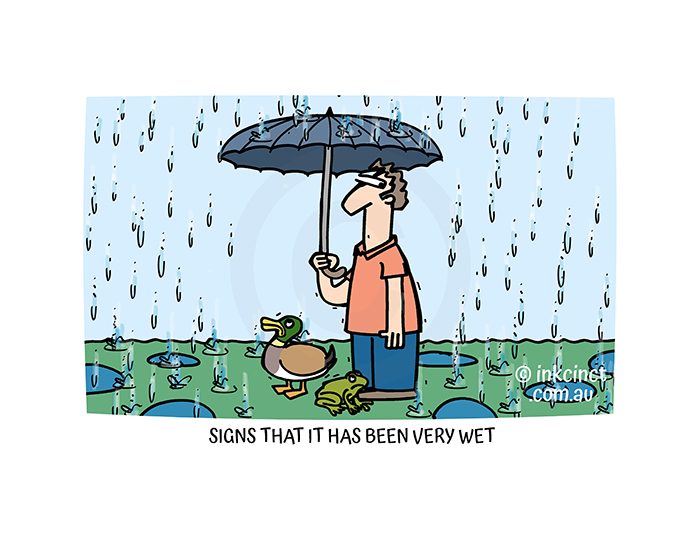 2022-348P Wet weather signs, DUCK FROG RAIN 0- MSC BALLARAT GABE 07-Oct-22