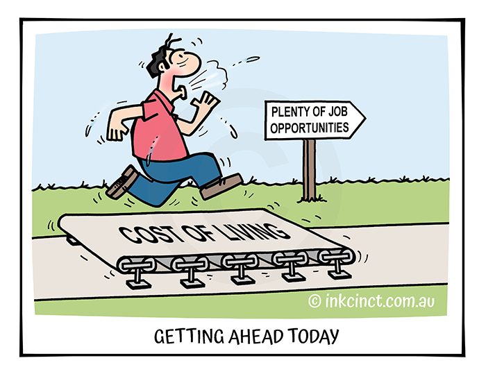 2023-044 Getting ahead today, TREADMILL COST LIVING ECONOMIC - MSC BALLARAT 31-Jan-23