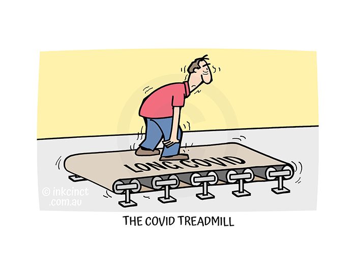 2023-077P COVID tread mill, LONG COVID - MSC BALLARAT MEL 23-Feb-23